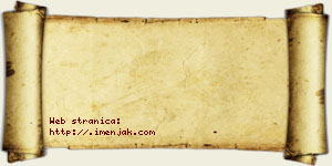 Borivoj Starčević vizit kartica